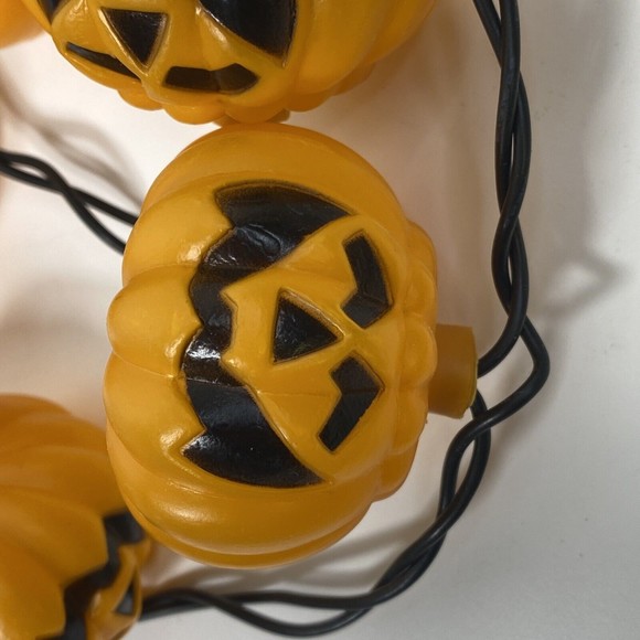Halloween Lights Mini Pumpkin Blow Molds Jack O Lantern Lights. READ DES - Picture 2 of 9